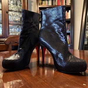 Christian Louboutin platform stiletto boots